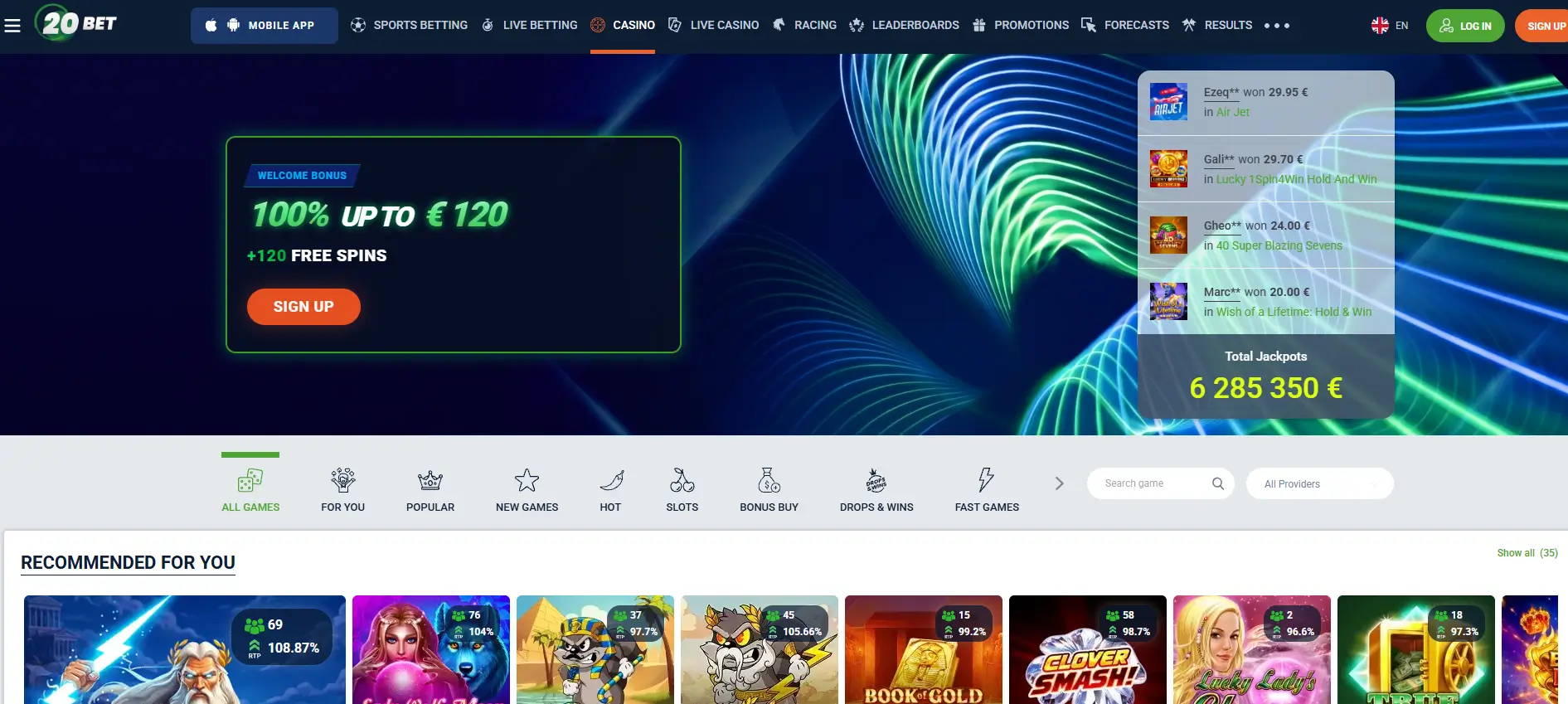 20Bet Casino